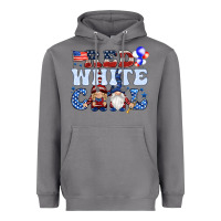 Storm Red white cool with gnomies 4th of july Heavyweight Hoodie - HowdyJamesFarm