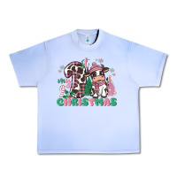 Grape Ice my first christmas cow Urban Heavy Tee - MaliasSmallBusiness