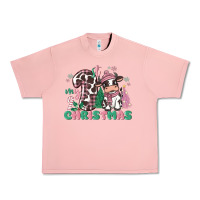 Salmon my first christmas cow Urban Heavy Tee - MaliasSmallBusiness