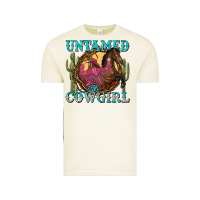 Vintage Arctic untamed cowgirl Vintage Tee - NancyCooperArtShop