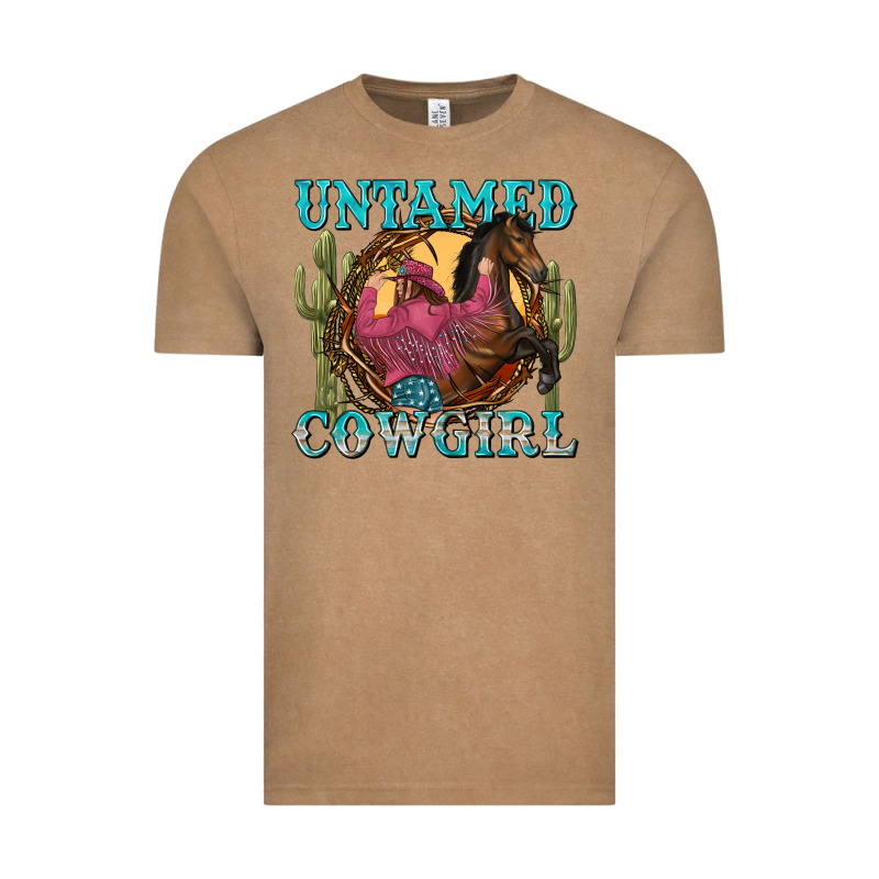 Untamed Cowgirl Vintage Tee by NancyCooperArtShop | Teevron