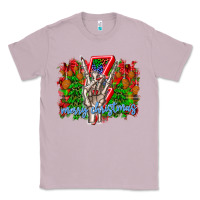 Lilac punk rock Merry Christmas Classic Tee - CowhideDigitalArt