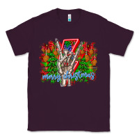 Plum punk rock Merry Christmas Classic Tee - CowhideDigitalArt