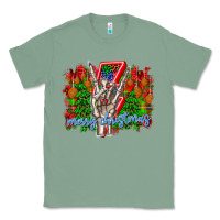 Sage punk rock Merry Christmas Classic Tee - CowhideDigitalArt