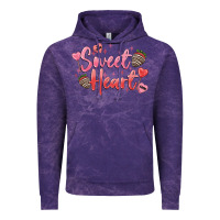 Cloud Purple sweet heart Vintage Hoodie - MaliasSmallBusiness