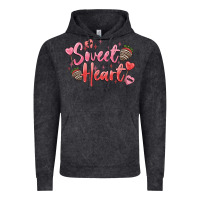 Vintage Black sweet heart Vintage Hoodie - MaliasSmallBusiness