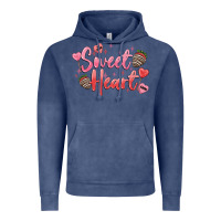 Vintage Denim sweet heart Vintage Hoodie - MaliasSmallBusiness