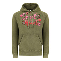 Vintage Olive sweet heart Vintage Hoodie - MaliasSmallBusiness