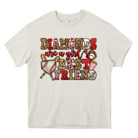 Cream diamonds are a girl's best friend baseball Heavy Core Tee - Jasminsmagicworld
