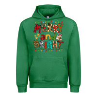 Emerald Merry And Bright Urban Hoodie - FaDigitalArtStudio