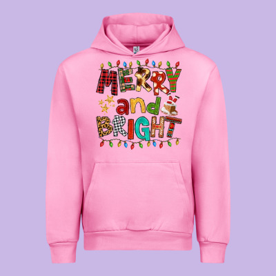 Merry And Bright Urban Hoodie Designed By Fadigitalartstudio