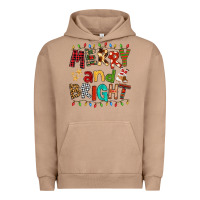 Pigment Burro Merry And Bright Urban Hoodie - FaDigitalArtStudio