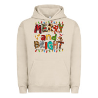 Pigment French Oak Merry And Bright Urban Hoodie - FaDigitalArtStudio