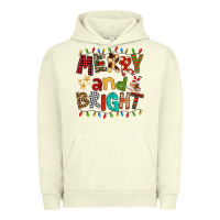 Pigment Pistachio Merry And Bright Urban Hoodie - FaDigitalArtStudio