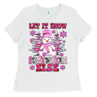White let it snow somewhere else Ladies Tee - AdoDesignShop