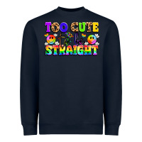 Navy cute and colorful pride message Heavyweight Sweatshirt - LillyAllenDesigns