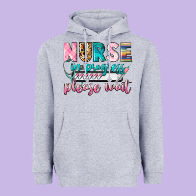 Nurse In Progres Heavyweight Hoodie Designed By Cowgirlartshop