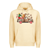 Pina Colada christmas gingerbread truck Premium Hoodie - CowGirlArtShop