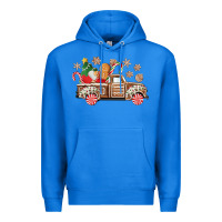True Royal christmas gingerbread truck Premium Hoodie - CowGirlArtShop