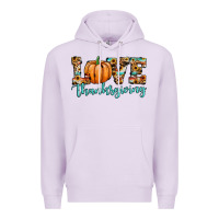 Lilac love thanksgiving pumpkin Premium Hoodie - JahusDesignShop