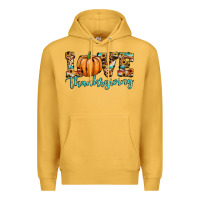 Mustard love thanksgiving pumpkin Premium Hoodie - JahusDesignShop