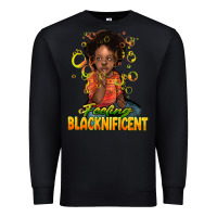Black Feeling blacknificent Premium Sweatshirt - HowdyJamesFarm