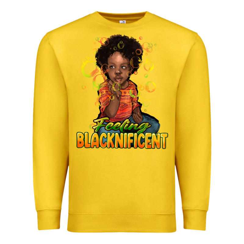 Feeling Blacknificent Premium Sweatshirt by HowdyJamesFarm | Teevron