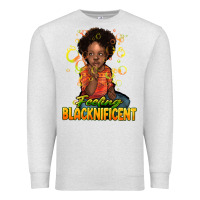 Oatmeal Heather Feeling blacknificent Premium Sweatshirt - HowdyJamesFarm