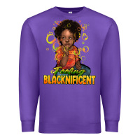 Purple Feeling blacknificent Premium Sweatshirt - HowdyJamesFarm