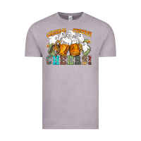 Vintage Zinc western cheers with ghosts Vintage Tee - NancyCooperArtShop