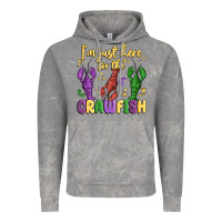 Cloud Rock i'm just here for the crawfish Vintage Hoodie - MaliasSmallBusiness