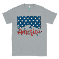 Heather Grey America Classic Tee - MaliasSmallBusiness