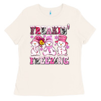 Bone freaking freezing with Snowmans Ladies Tee - AdoDesignShop