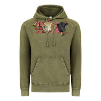Vintage Olive xoxo charolais and black angus Vintage Hoodie - RanaPortraitStore