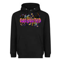 Black just graduated 2024 Heavyweight Hoodie - CowGirlArtShop