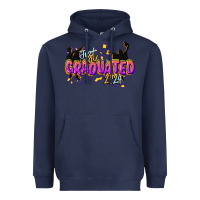 Navy just graduated 2024 Heavyweight Hoodie - CowGirlArtShop