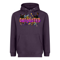 Plum just graduated 2024 Heavyweight Hoodie - CowGirlArtShop