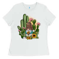 White cactus gnomes Ladies Tee - JahusDesignShop