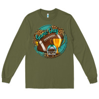 Army Green game day Long Sleeve Tee - BundleAndBundleShop