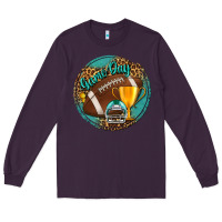 Plum game day Long Sleeve Tee - BundleAndBundleShop