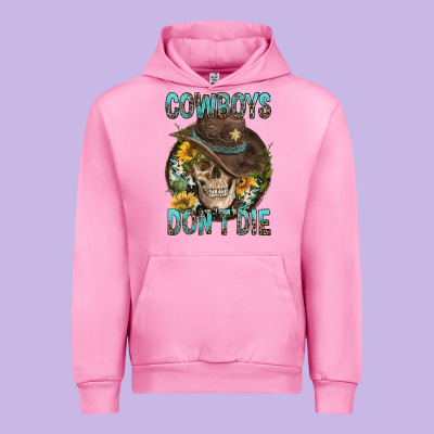 Cowboys Don't Die Urban Hoodie Designed By Fadigitalartstudio
