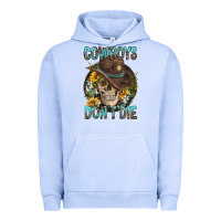 Pigment Grape Ice Cowboys Don't Die Urban Hoodie - FaDigitalArtStudio