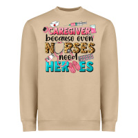Mushroom caregiver because nurses need heroes Heavyweight Sweatshirt - LillyAllenDesigns