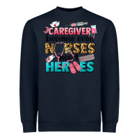 Navy caregiver because nurses need heroes Heavyweight Sweatshirt - LillyAllenDesigns