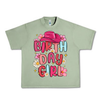 Oil Green birthday girl Urban Heavy Tee - MaliasSmallBusiness
