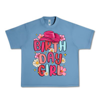 Pebble Blue birthday girl Urban Heavy Tee - MaliasSmallBusiness