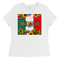 White Mexico Ladies Tee - RanaPortraitStore