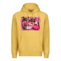 Antique Gold cancer pumpkins Premium Hoodie - CowGirlArtShop