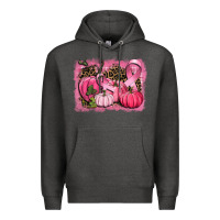 Charcoal Heather cancer pumpkins Premium Hoodie - CowGirlArtShop