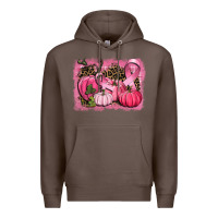 Coffee cancer pumpkins Premium Hoodie - CowGirlArtShop